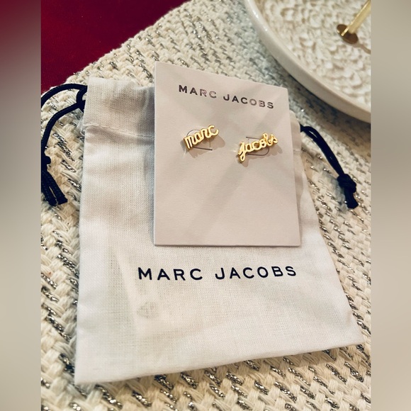 NWT! Authentic Marc Jacobs earrings + dust bag - Picture 1 of 6